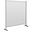 VEVOR Office Partition 71" W x 14" D x 72" H Room Divider Wall w/Thicker Non-See-Through Fabric Office Divider Steel Base Portable Office Walls Divide