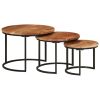 Nesting Tables 3 pcs Solid Wood Acacia