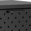 Console Table Anthracite 28.3"x13.8"x29.5" Steel