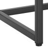 Console Table Anthracite 28.3"x13.8"x29.5" Steel