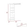 150 Closet System British, Bedroom, White
