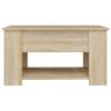 Coffee Table Sonoma Oak 31.1"x19.3"x16.1" Engineered Wood