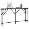 Console Table Brown Oak 55.1"x9.1"x29.5" Engineered Wood