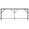 Console Table Smoked Oak 70.9"x9.1"x29.5" Engineered Wood