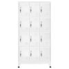 Locker Cabinet with 12 Compartments 35.4"x17.7"x70.9"