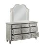 Paris Dresser Made with Wood in Metallic Gray