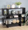 ID USA 161531 Two Tier Display Cabinet White