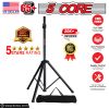 5 Core 2 Pieces Black Heavy Duty Height Adjustable 40 to 72 inches Tripod PA Monitor Holder for Large Speaker Stands 132lbs DJ Stand para Bocinas Incl
