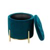 Claribel Tufted Storage Ottoman