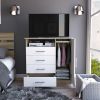 Dresser Beaufort, Bedroom, Light Oak / White