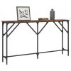 Console Table Smoked Oak 55.1"x9.1"x29.5" Engineered Wood