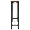Console Table Brown Oak 55.1"x9.1"x29.5" Engineered Wood