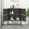 Highboard Anthracite 31.5"x13.8"x39.4" Steel