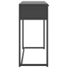 Console Table Anthracite 28.3"x13.8"x29.5" Steel