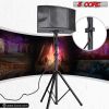 5 Core 2 Pieces Black Heavy Duty Height Adjustable 40 to 72 inches Tripod PA Monitor Holder for Large Speaker Stands 132lbs DJ Stand para Bocinas Incl