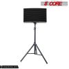 5 Core 2 Pieces Black Heavy Duty Height Adjustable 40 to 72 inches Tripod PA Monitor Holder for Large Speaker Stands 132lbs DJ Stand para Bocinas Incl