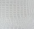 Modern Glam Silver Finish 1pc Nine Drawers Dresser Faux Alligator Textured Drawers Fronts Faux Crystals Wooden Bedroom Furniture