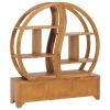 Cabinet with Yin Yang Shelf 39.4"x10.2"x44.1" Solid Wood Teak