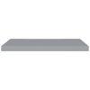 Floating Wall Shelf Gray 31.5"x9.3"x1.5" MDF