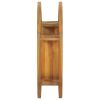Yin Yang Wall Shelf 23.6"x5.9"x23.6" Solid Wood Teak