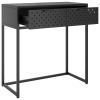 Console Table Anthracite 28.3"x13.8"x29.5" Steel