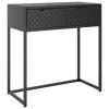 Console Table Anthracite 28.3"x13.8"x29.5" Steel