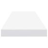 Floating Wall Shelf White 35.4"x9.3"x1.5" MDF