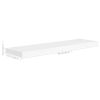 Floating Wall Shelf White 35.4"x9.3"x1.5" MDF