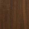 Console Table Brown Oak 55.1"x9.1"x29.5" Engineered Wood