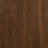 Console Table Brown Oak 39.8"x12"x29.5" Engineered Wood