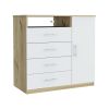 Dresser Beaufort, Bedroom, Light Oak / White