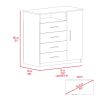 Dresser Beaufort, Bedroom, Light Oak / White