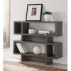 ID USA 161531 Two Tier Display Cabinet White