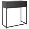 Console Table Anthracite 28.3"x13.8"x29.5" Steel