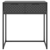 Console Table Anthracite 28.3"x13.8"x29.5" Steel