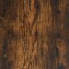 Console Table Smoked Oak 78.7"x11.4"x29.5" Engineered Wood