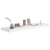Floating Wall Shelves 2 pcs White 35.4"x9.3"x1.5" MDF
