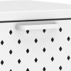 Console Table White 28.3"x13.8"x29.5" Steel