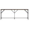 Console Table Brown Oak 78.7"x11.4"x29.5" Engineered Wood