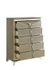 Samantha Modern Style Chest Made with wood in Silver