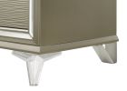 Samantha Modern Style Chest Made with wood in Silver