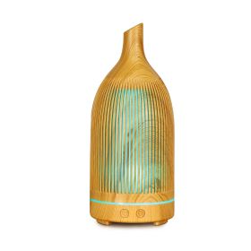 Creative Aroma Diffuser Wood Grain Hollow (Option: Light wood grain2-UK)