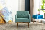COOLMORE Accent Chair ,leisure single sofa with Rose Golden feet