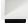 Extended; Minimalist Style 7 Pieces Floating TV Stand Set; High Gloss Wall Mounted Entertainment Center with 16-color LED Light Strips for 90+ inch TV