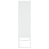 Highboard White 31.5"x13.8"x53.1" Steel