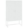Highboard White 31.5"x13.8"x53.1" Steel
