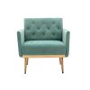 COOLMORE Accent Chair ,leisure single sofa with Rose Golden feet