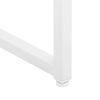 Highboard White 31.5"x13.8"x53.1" Steel